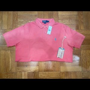 Ralph Lauren Mens Red Ombré Polo